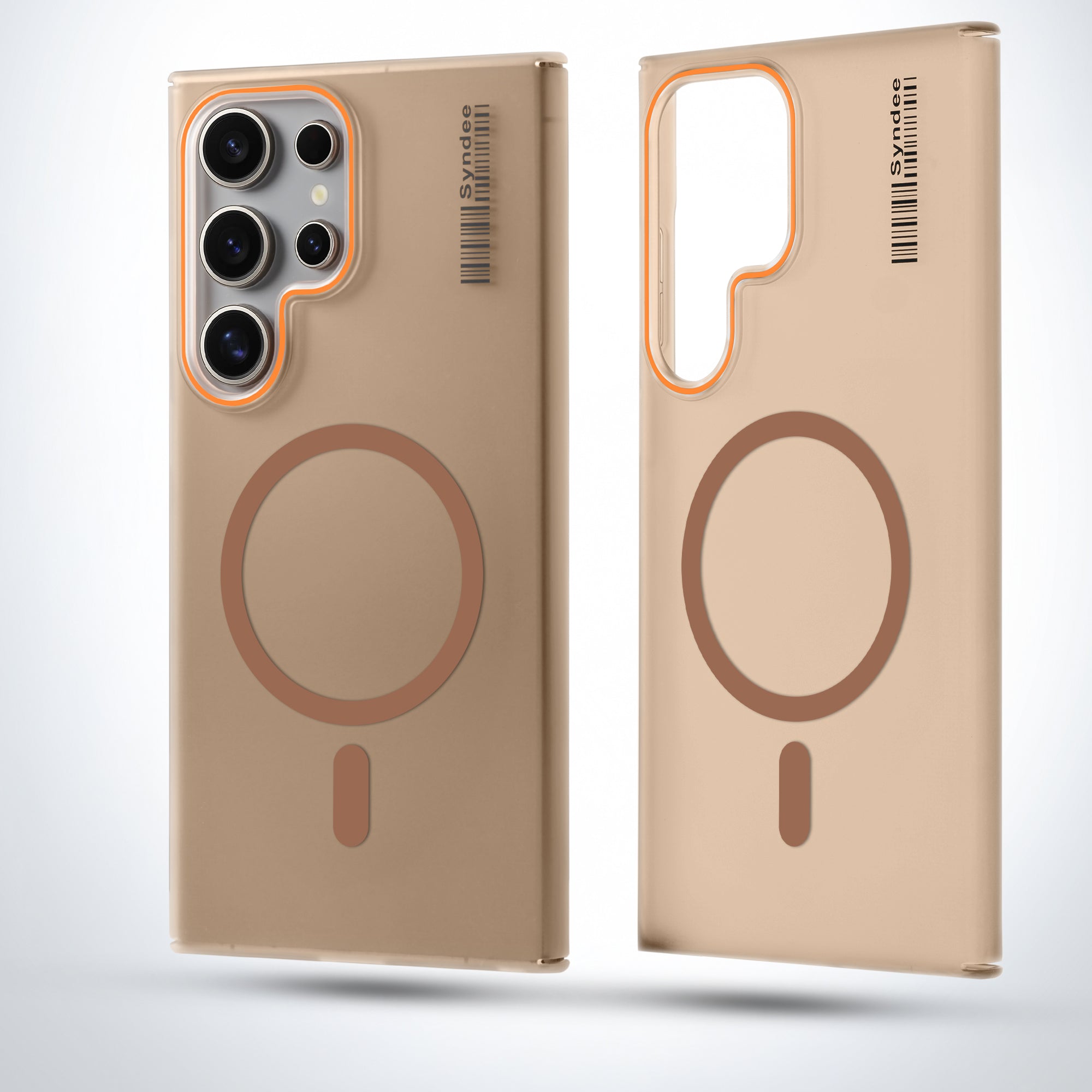 Colourful Frosted Matte Wireless Charging Support Back Cover Case for Samsung S24 Ultra 5G With Raised Camera Protection