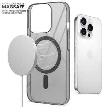 Colored Transparent Anti-Yellowing Wireless Charging Support Case For Apple iphone 13 Pro