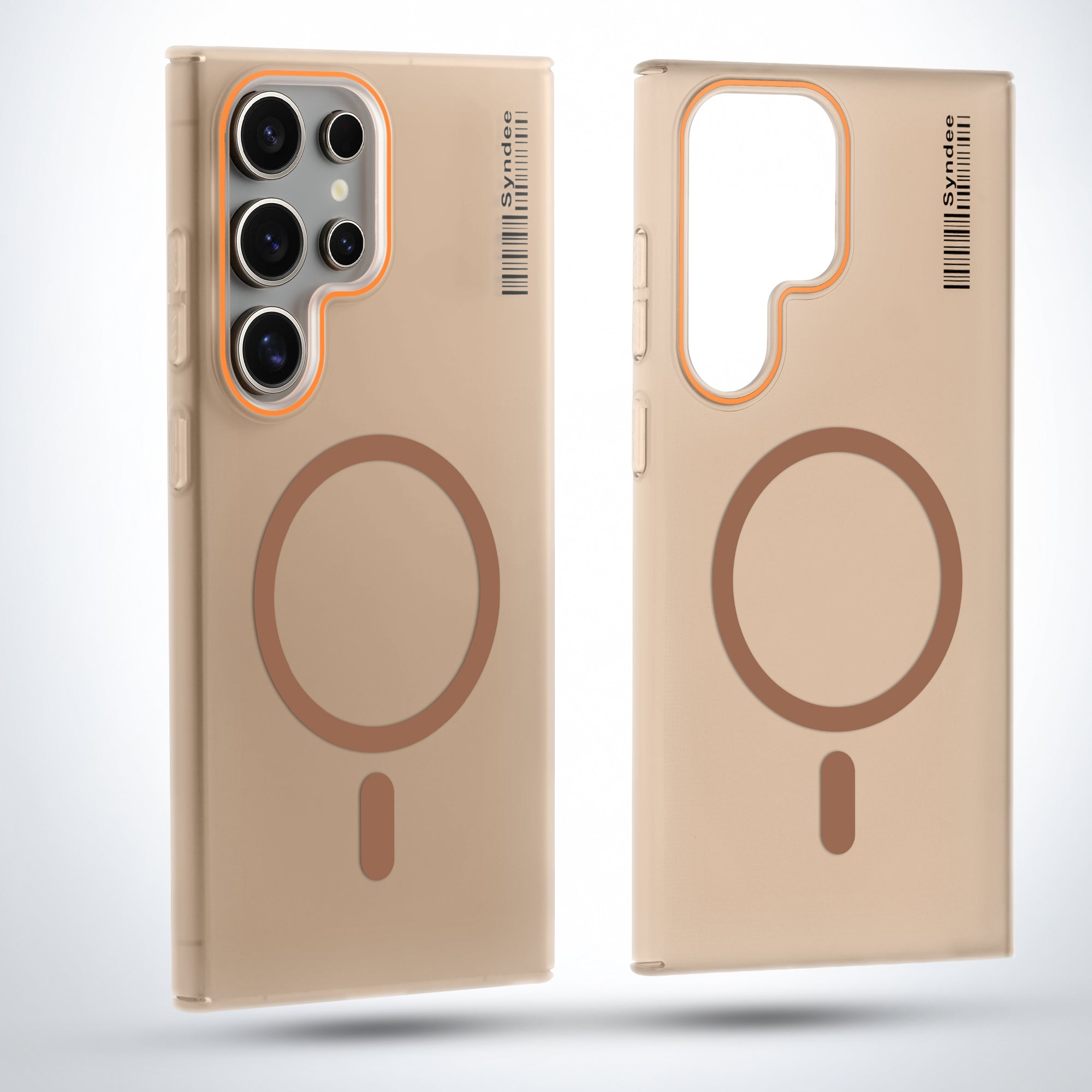 Colourful Frosted Matte Wireless Charging Support Back Cover Case for Samsung S24 Ultra 5G With Raised Camera Protection