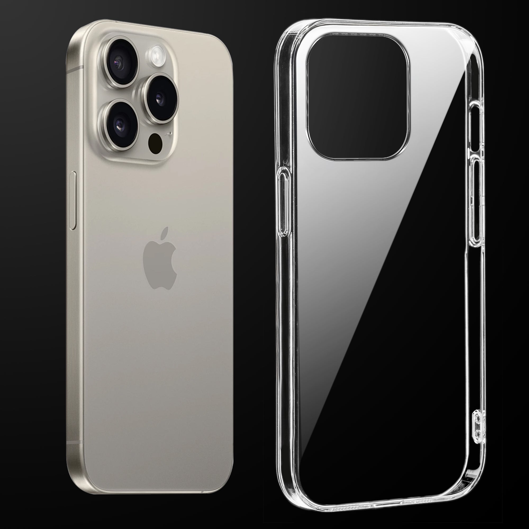 Crystal Clear Hard Back Anti-Yellowing With raised camera edges Phone Case For Apple iPhone 13 Pro Max