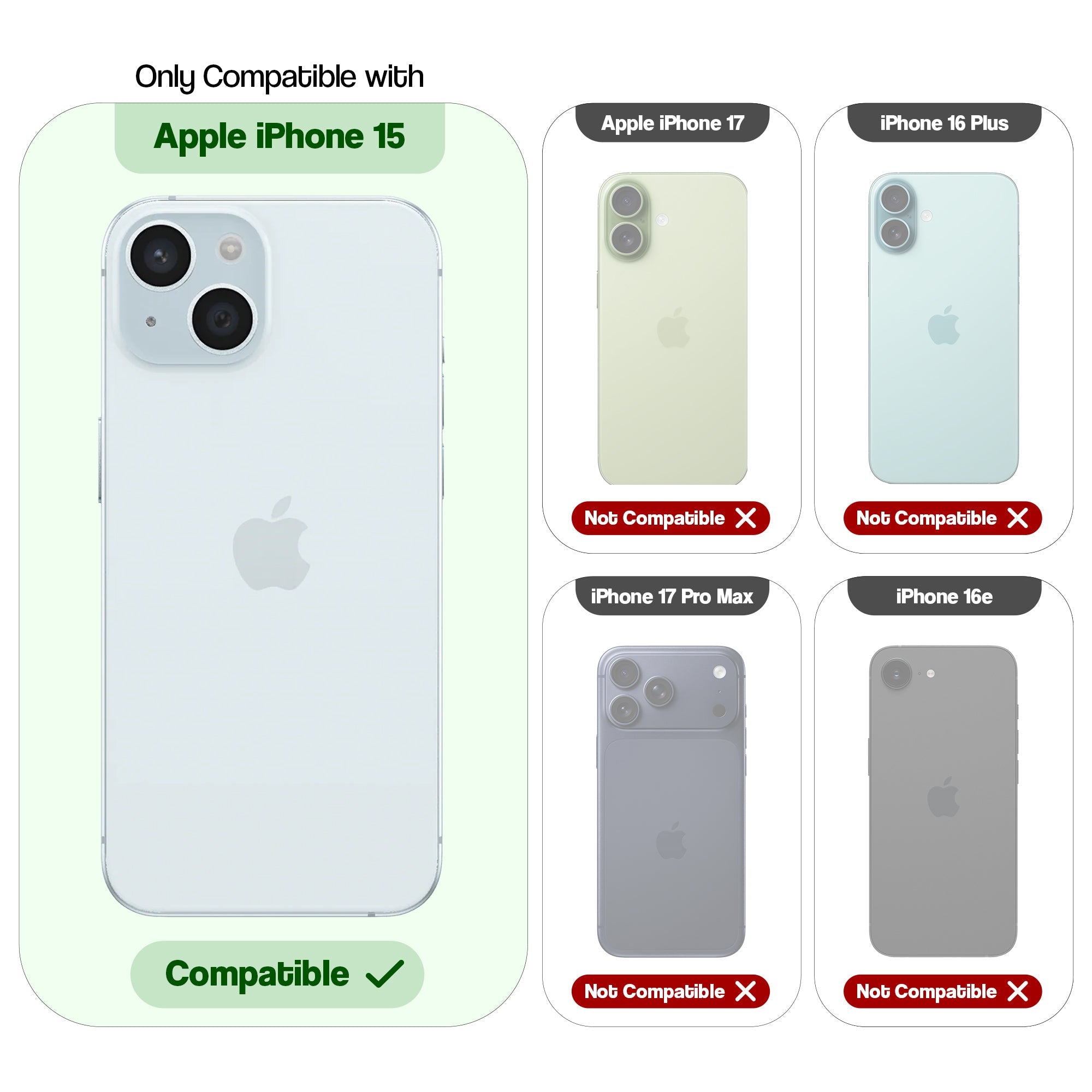 Cloud Feel Silicone Case for Apple iPhone 15 – Supports Wireless Charging