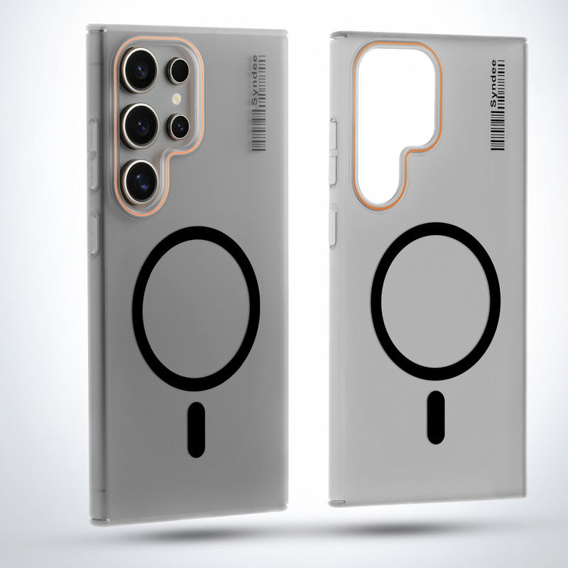 Colourful Frosted Matte Wireless Charging Support Back Cover Case for Samsung S24 Ultra 5G With Raised Camera Protection