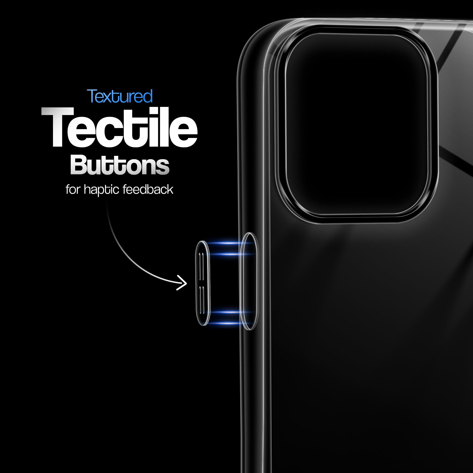 Crystal Clear Anti-Yellow Transparent Back Cover Case With Camera Ring Protection for Apple iPhone 15 Pro