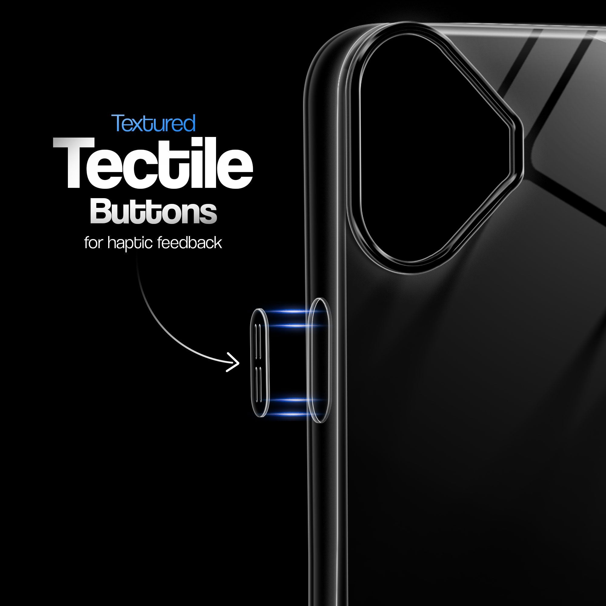 Crystal Clear Anti-Yellow Transparent Back Cover Case With Camera Ring Protection for Apple iPhone 16