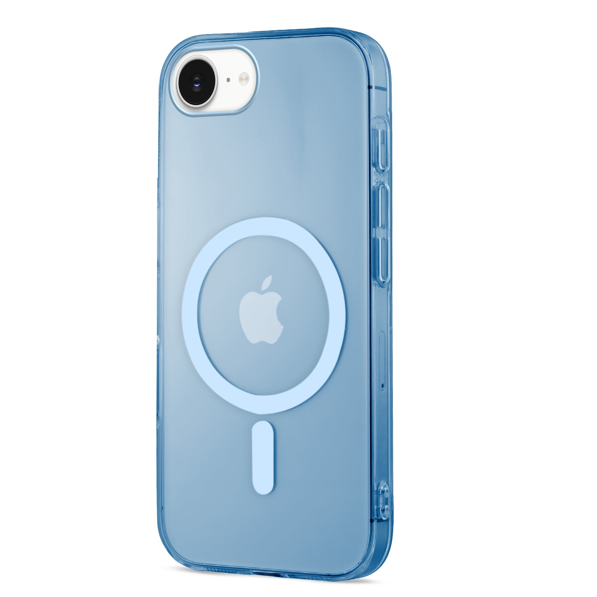 Colored Transparent Anti-Yellowing Wireless Charging Support Case For Apple iPhone 16e