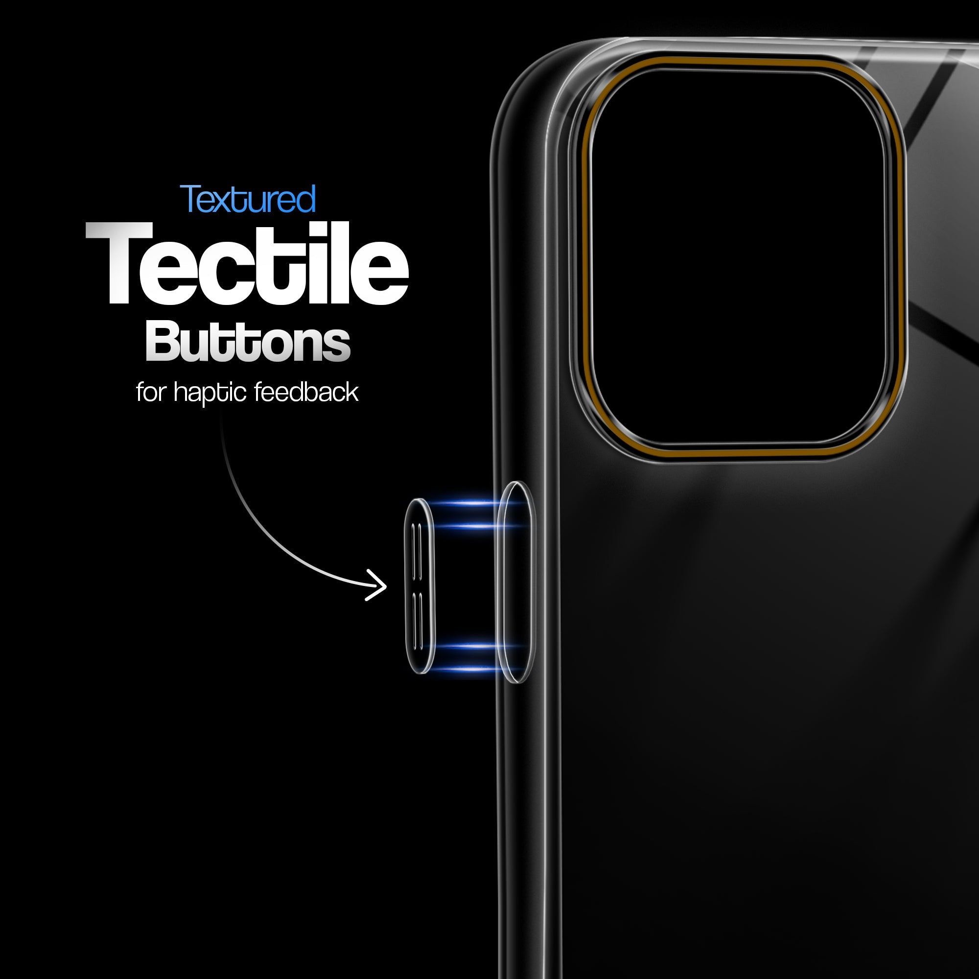 Crystal Clear Anti-Yellow Transparent Back Cover Case With Camera Ring Protection for Apple iPhone 14 Pro