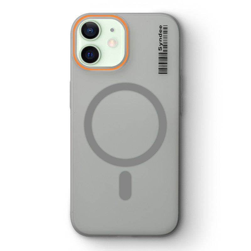 Colourful Frosted Matte Wireless Charging Support Back Cover Case for Apple iPhone 12 With Raised Camera Protection