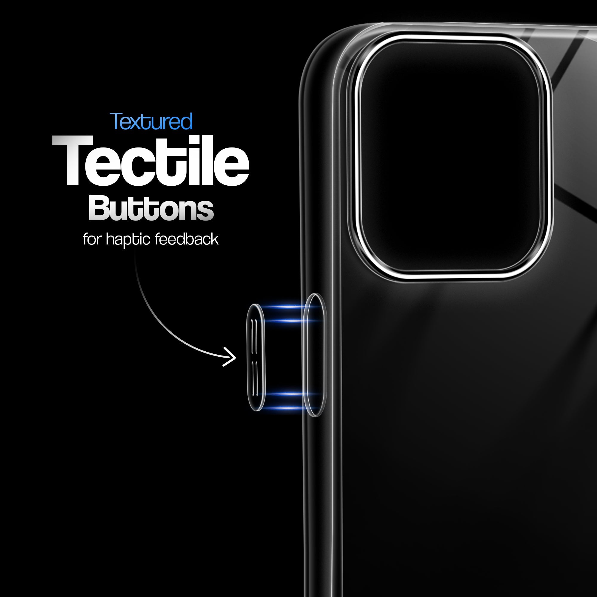 Crystal Clear Anti-Yellow Transparent Back Cover Case With Camera Ring Protection for Apple iPhone 15 Pro